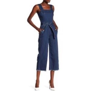 NWOT! Rachel Roy Cropped Denim Jumpsuit
